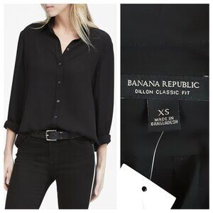 Black Button-Down (Banana Republic)